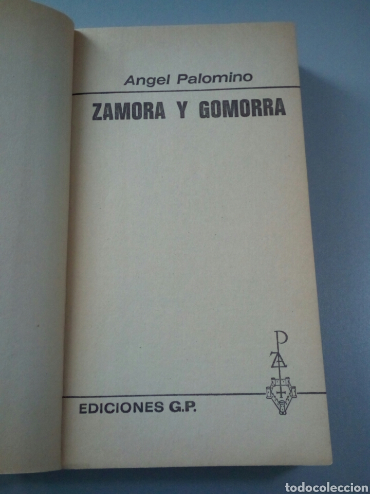Libros de segunda mano: A&ntilde;o 1971. Libro, ZAMORA Y GOMORRA. Angel Palomino. - Foto 3