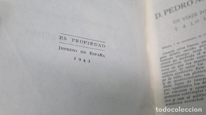 Libros de segunda mano: 1943.- OBRAS COMPLETAS. D. PEDRO A. DE ALARCON. ED. FAX - Foto 3
