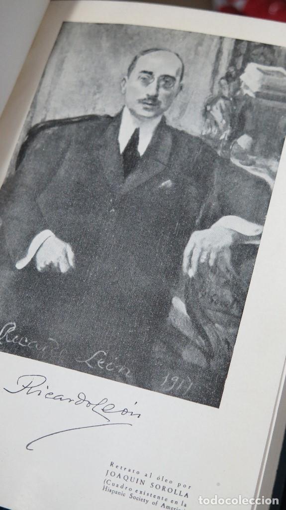 Libros de segunda mano: 1944.- OBRAS COMPLETAS. RICARDO LEON. 2 TOMOS. ED. BIBLIOTECA NUEVA - Foto 3