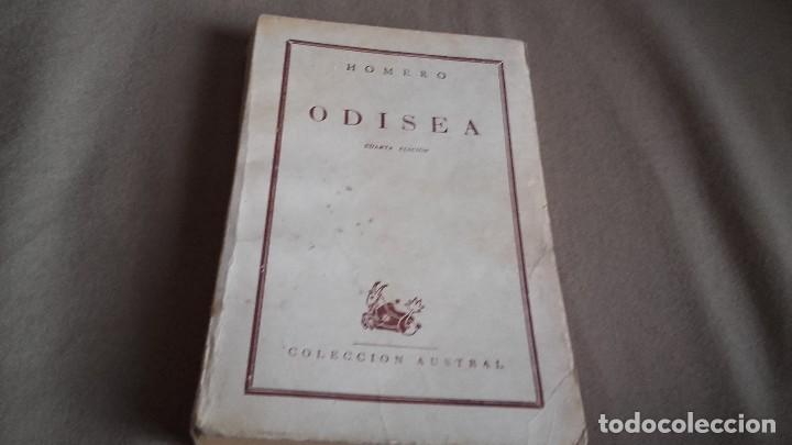 Libros de segunda mano: ODISEA . HOMERO COLECCION AUSTRAL 4&ordm; EDICION 1962 - Foto 1