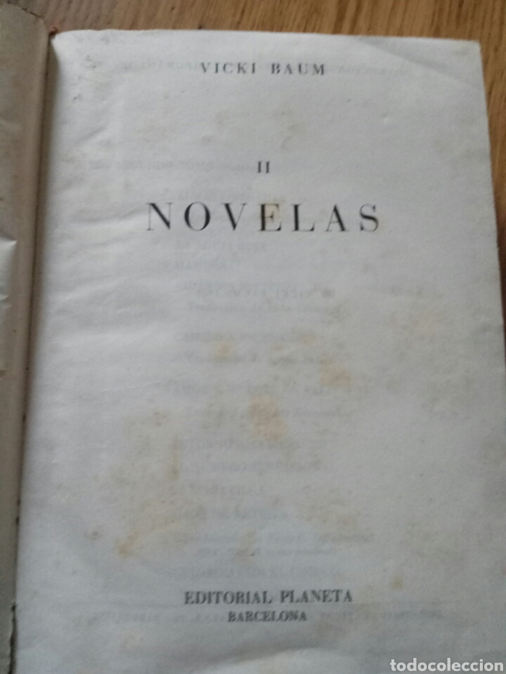 Libros de segunda mano: Vicki Baum Novelas Tomo II - Foto 2