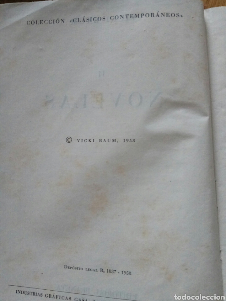Libros de segunda mano: Vicki Baum Novelas Tomo II - Foto 3
