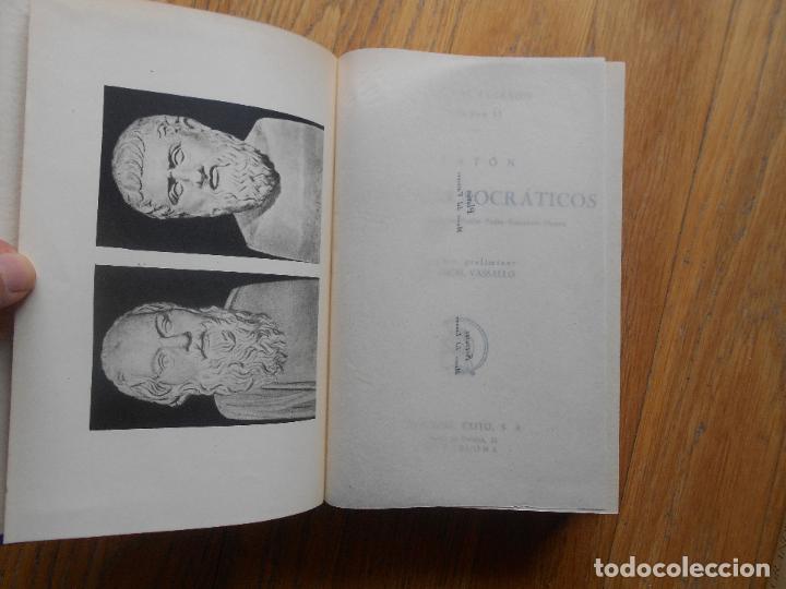 Libros de segunda mano: DIALOGOS SOCRATICOS, Platon, Clasicos Jackson - Foto 3