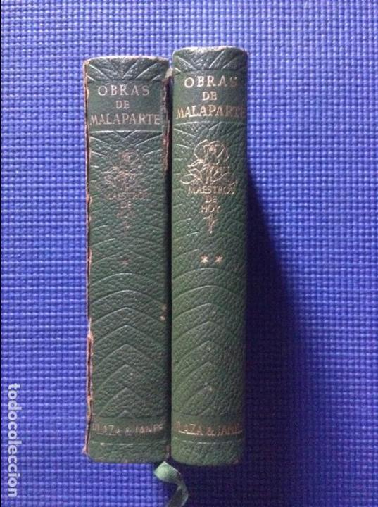 Libros de segunda mano: OBRAS DE MALAPARTE PLAZA & JANES 2 TOMOS - Foto 1