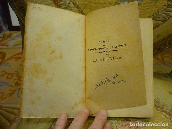 Libros de segunda mano: LA PR&Oacute;DIGA, DE PEDRO ANTONIO DE ALARC&Oacute;N. - Foto 3