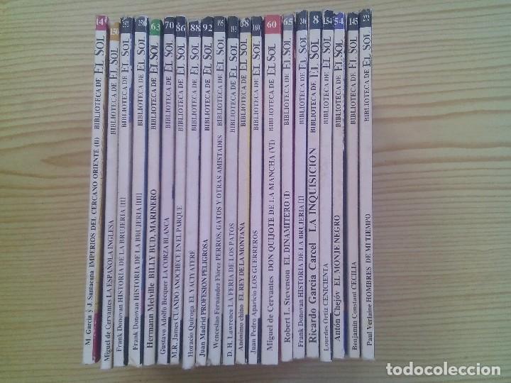 Libros de segunda mano: 21 Libros Biblioteca El Sol Numeros Los Que Estan En La Foto