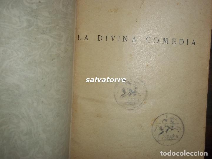 Libros de segunda mano: DANTE. LA DIVINA COMEDIA.LIBRERIA BERGUA, - Foto 1