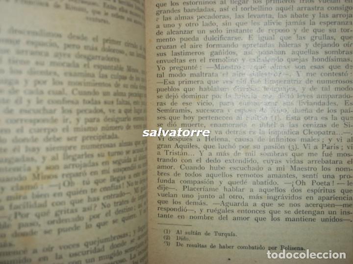Libros de segunda mano: DANTE. LA DIVINA COMEDIA.LIBRERIA BERGUA, - Foto 7