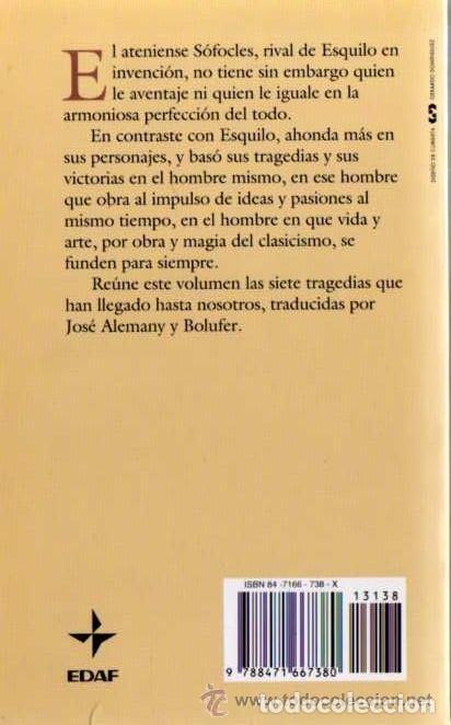 Libros de segunda mano: S&Oacute;FOCLES - TRAGEDIAS - BIBLIOTECA EDAF - 2002 - Foto 3