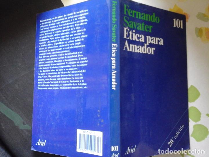Libro Etica Para Amador De Fernando Savater Libros Famosos 5192