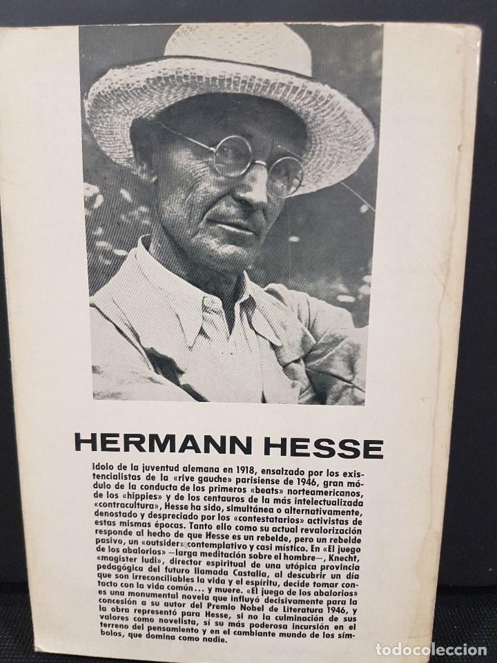 Libros de segunda mano: EL JUEGO DE LOS ABALORIOS,HERMAN HESSE. - Foto 2