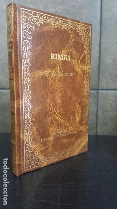 Libros de segunda mano: RIMAS. G.A. BECQUER. BIBLIOTECA DE CLASICOS UNIVERSALES. ORBIS. - Foto 1