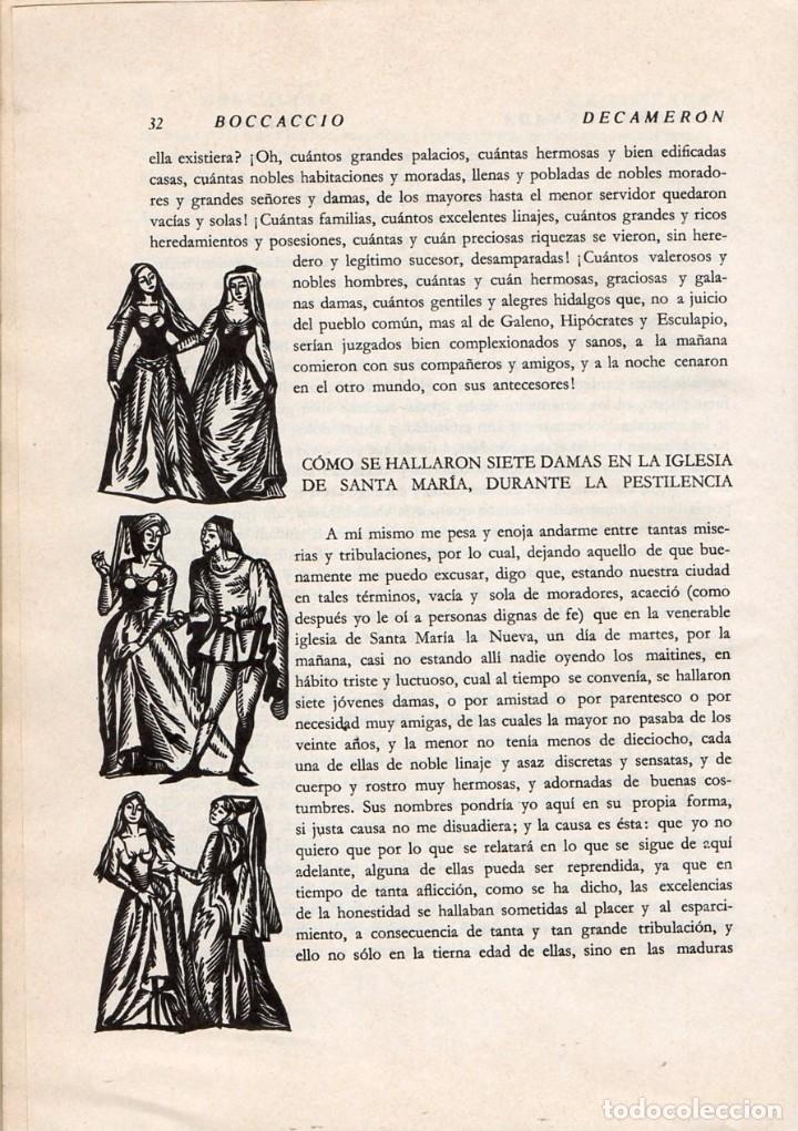 Libros de segunda mano: GIOVANNI BOCCACCIO. DECAMERON. Ediciones Nauta 1967. - Foto 3