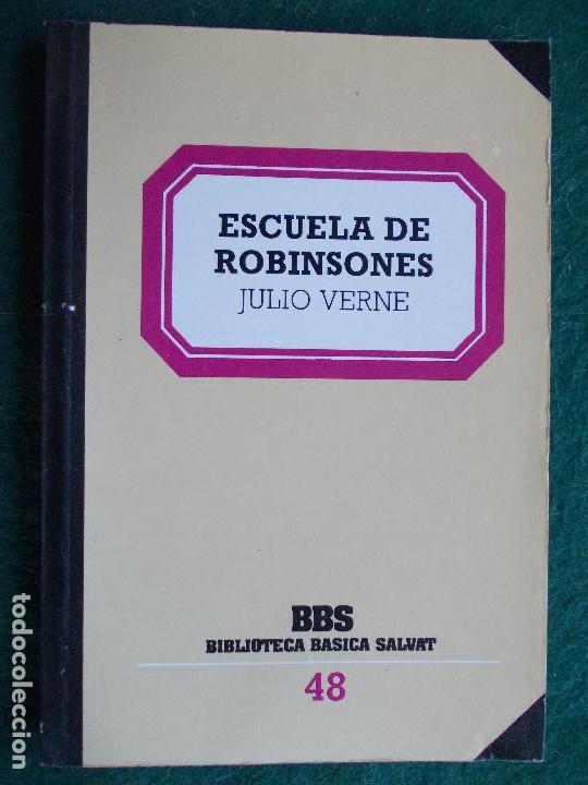 Libros de segunda mano: Escuela de Robinsones-Julio Verne - Foto 1