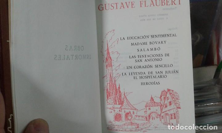 Libros de segunda mano: obras inmortales flaubert edaf - Foto 2