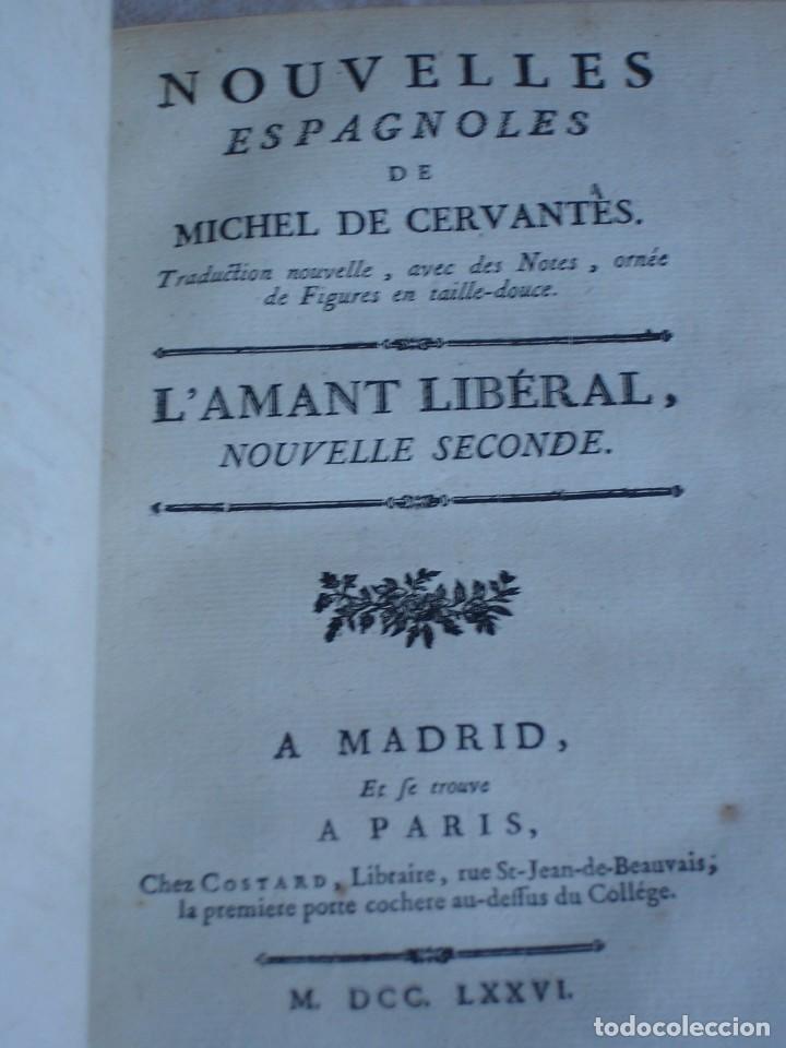 Libros de segunda mano: 12 novelas de Cervantes 1778 - Foto 6