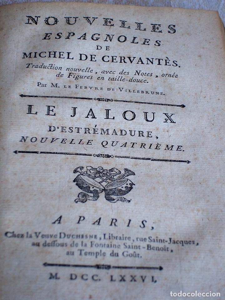 Libros de segunda mano: 12 novelas de Cervantes 1778 - Foto 12