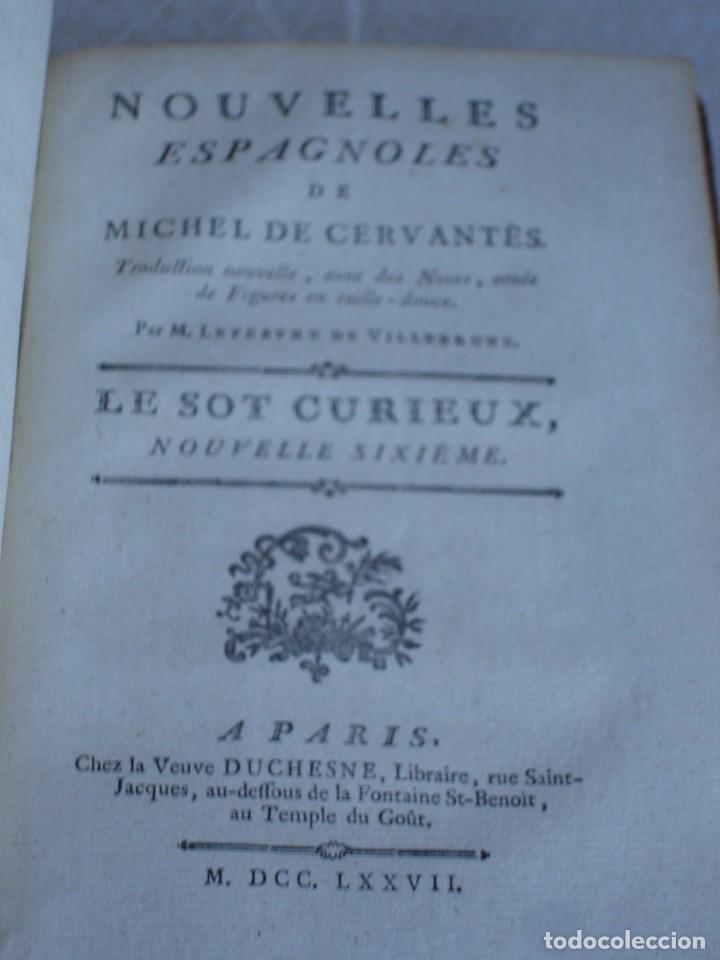 Libros de segunda mano: 12 novelas de Cervantes 1778 - Foto 16