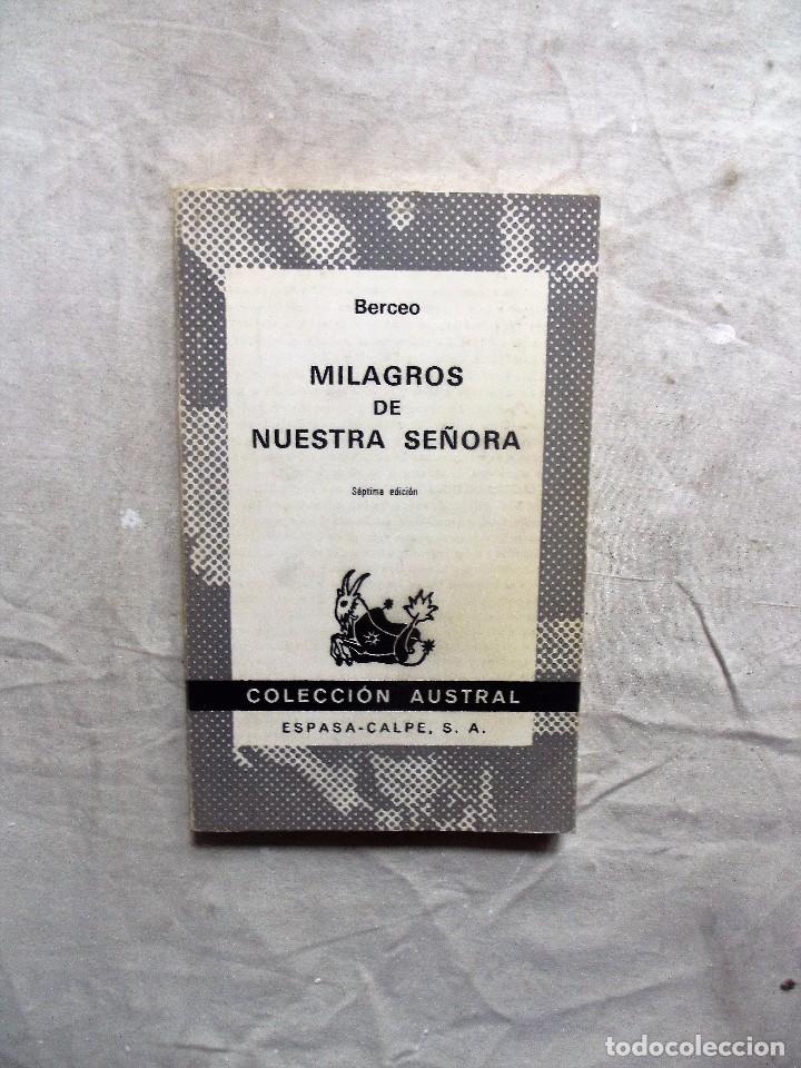 Libros de segunda mano: MILAGROS DE NUESTRA SE&Ntilde;ORA BERCEO - Foto 1
