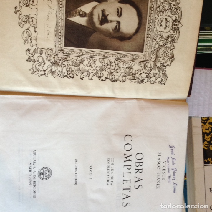 Libros de segunda mano: Obras completas. V? Blasco Ib&aacute;&ntilde;ez. Tomo I. - Foto 2