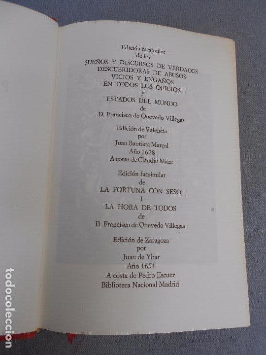Libros de segunda mano: PICARESCA ESPA&Ntilde;OLA. TOMO I. QUEVEDO - Foto 2