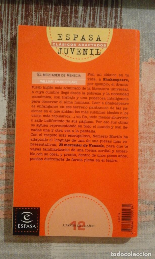 Libros de segunda mano: El mercader de Venecia - William Shakespeare - Foto 2