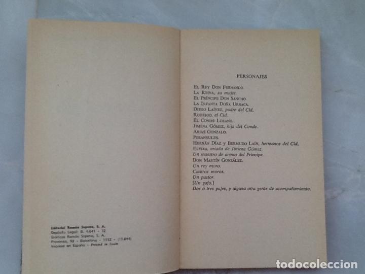 Libros de segunda mano: LAS MOCEDADES DEL CID. GUILL&Eacute;N DE CASTRO - Foto 3