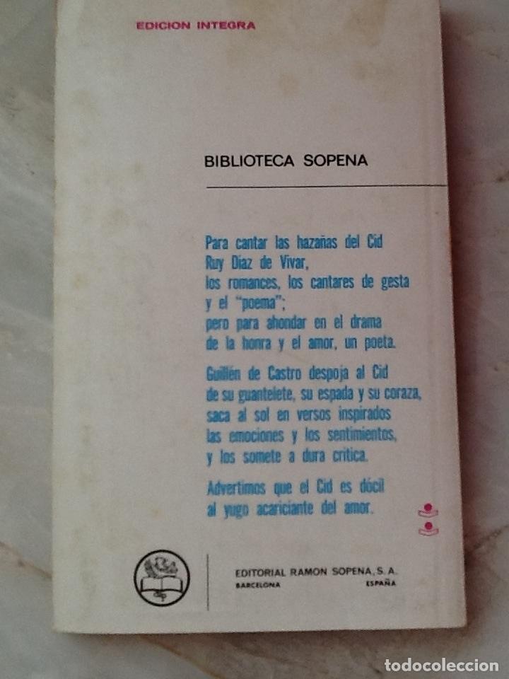 Libros de segunda mano: LAS MOCEDADES DEL CID. GUILL&Eacute;N DE CASTRO - Foto 4