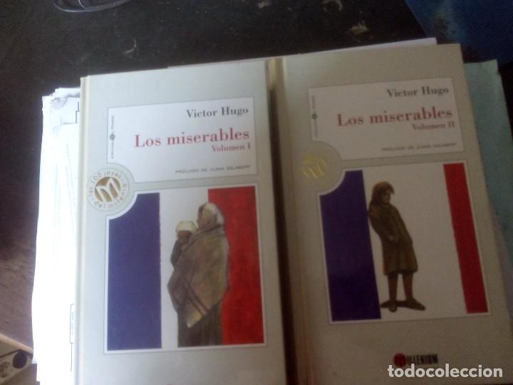 Libros de segunda mano: VICTOR HUGO - LOS MISERABLES MILENIUM 1999 2 VOLUMENES - Foto 1