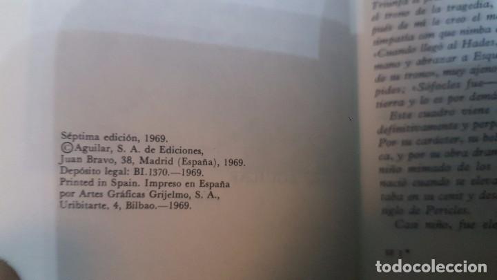 Libros de segunda mano: SOFOCLES. TRAGEDIAS COMPLETAS. AGUILAR. 1969. - Foto 4