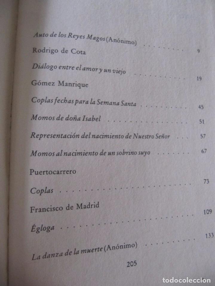 Libros de segunda mano: TEATRO MEDIEVAL TAPA DURA ORBIS - Foto 3