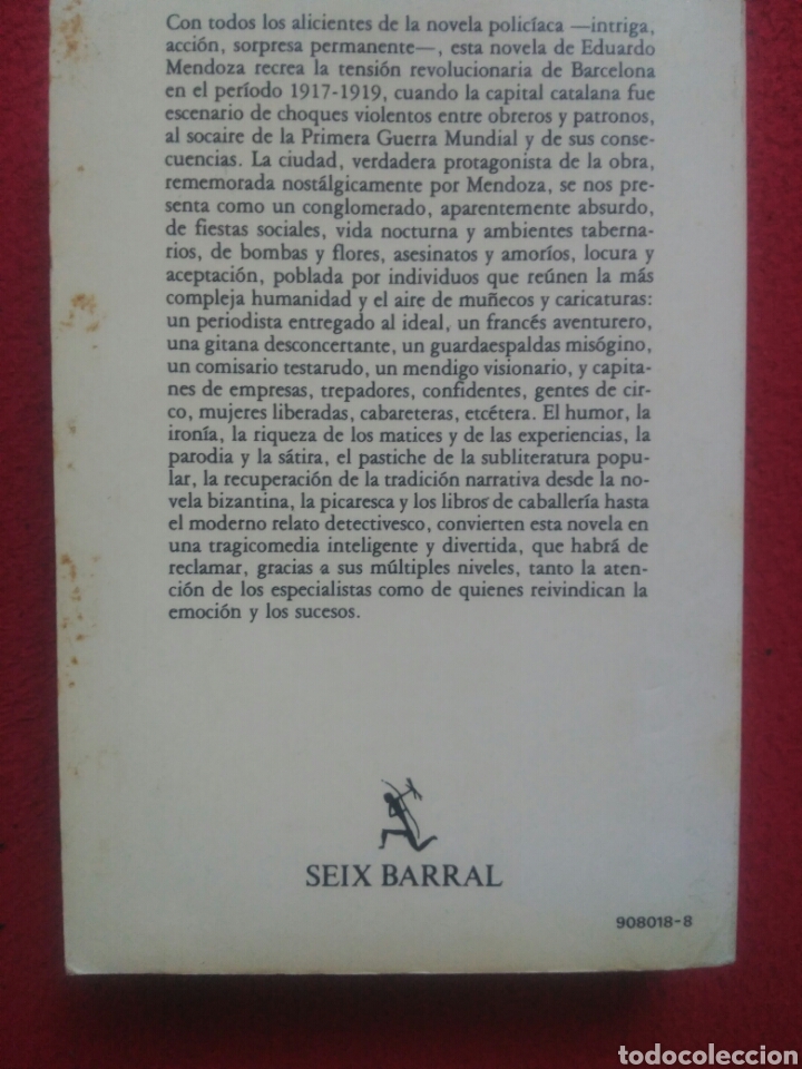 Libros de segunda mano: La verdad sobre el caso Savolta .Eduardo Mendoza - Foto 3