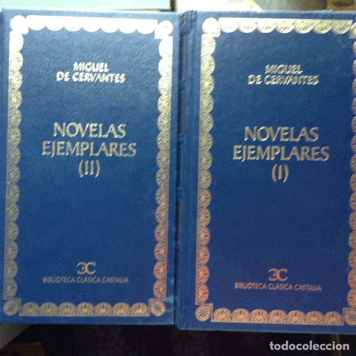 Libros de segunda mano: Novelas ejemplares. Miguel de Cervantes. Castalia dos tomos - Foto 1