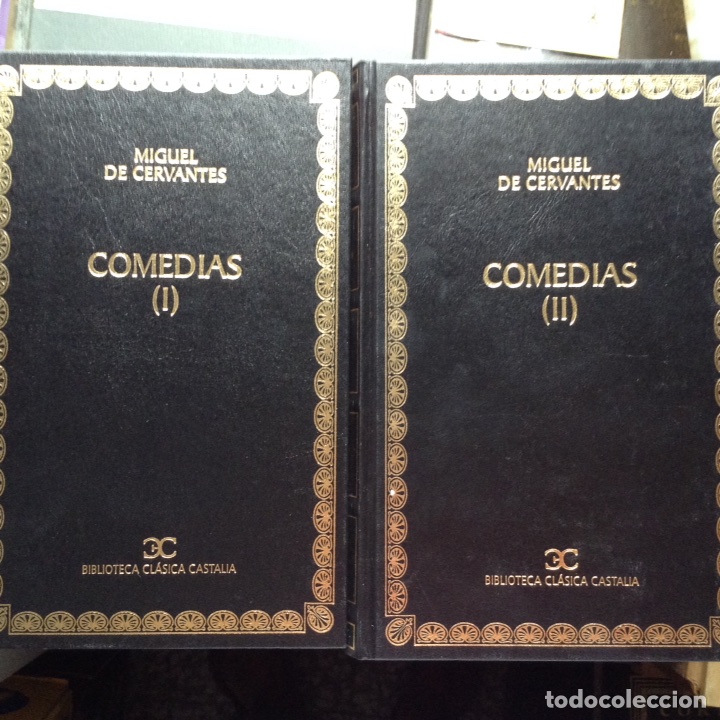 Libros de segunda mano: Comedias. Cervantes. Dos tomos - Foto 1