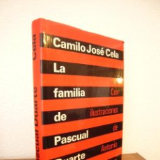 Libros de segunda mano: CAMILO JOSÉ CELA: LA FAMILIA DE PASCUAL DUARTE. ILUSTRACIONES DE ANTONIO SAURA (CÍRCULO, 1986). Lote 91646580