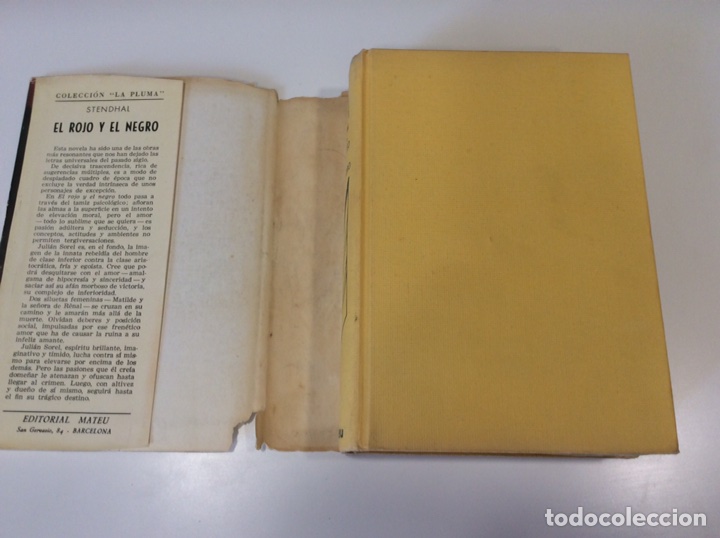 Libros de segunda mano: ROJO Y NEGRO / STENDHAL -ED. MATEU - Foto 2