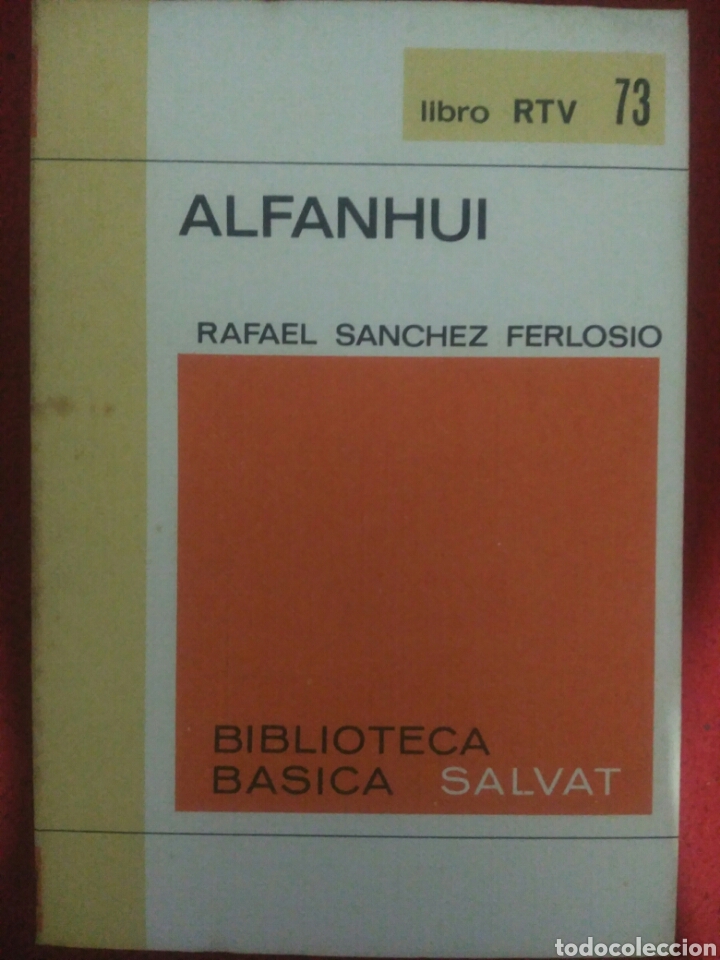 Libros de segunda mano: Alfanhui. Rafael S&aacute;nchez Ferlosio. Salvat - Foto 1
