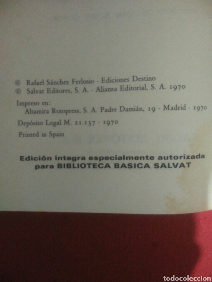 Libros de segunda mano: Alfanhui. Rafael S&aacute;nchez Ferlosio. Salvat - Foto 2