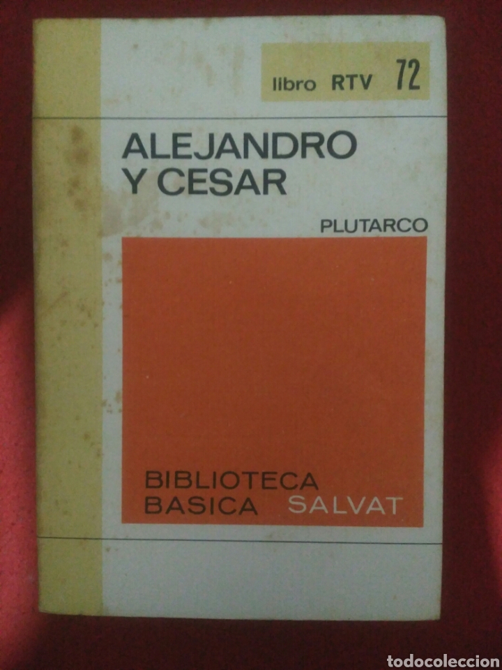 Libros de segunda mano: Alejandro y C&eacute;sar. Plutarco. Salvat - Foto 1