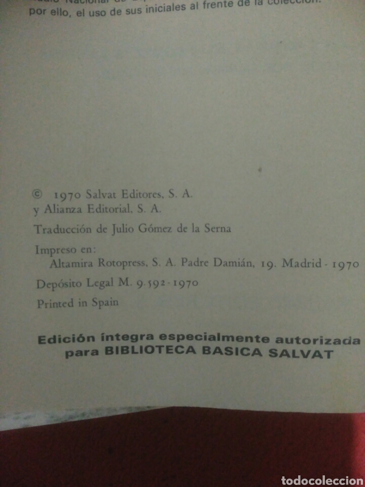 Libros de segunda mano: El retrato de Dorian Gray .Oscar Wilde. Salvat - Foto 2