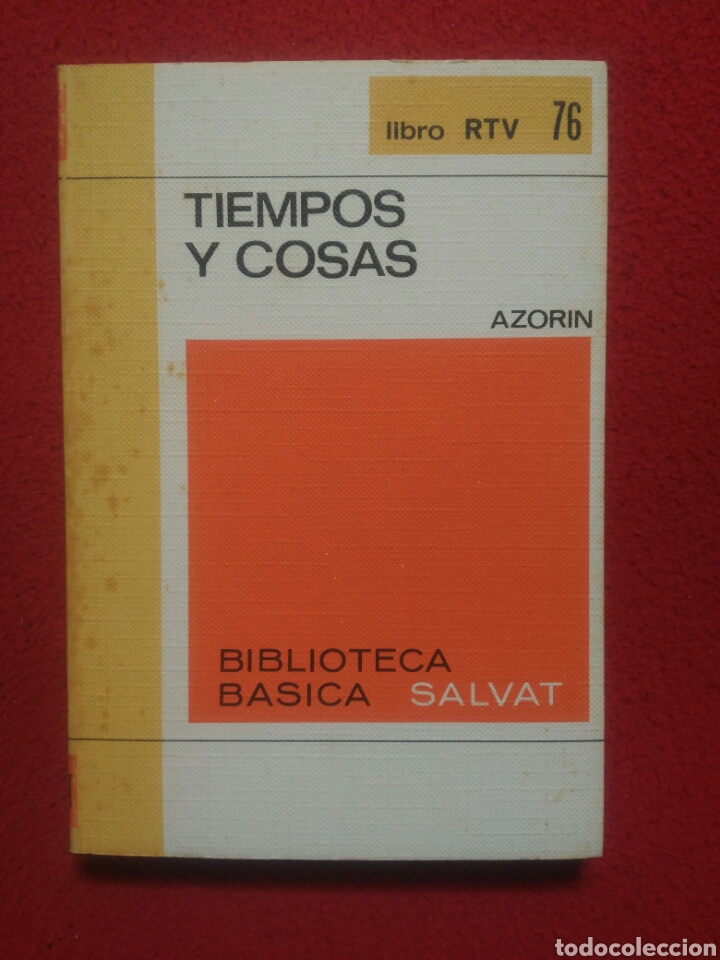 Libros de segunda mano: Tiempos y cosas .Azor&iacute;n .Salvat - Foto 1