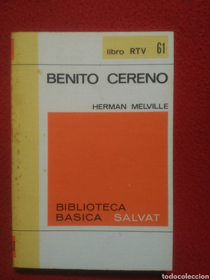 Libros de segunda mano: Benito Cereno. Herman Melville .Salvat - Foto 1