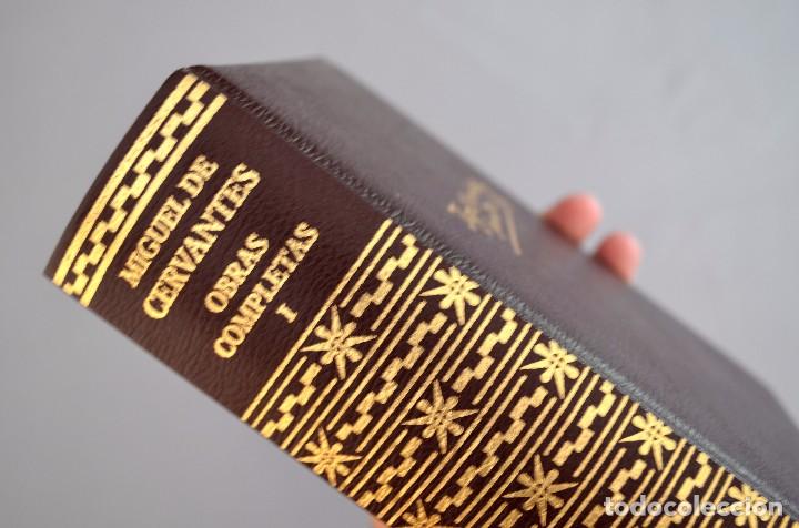 Libros de segunda mano: Miguel de Cervantes, obras completas, El Quijote - Foto 3