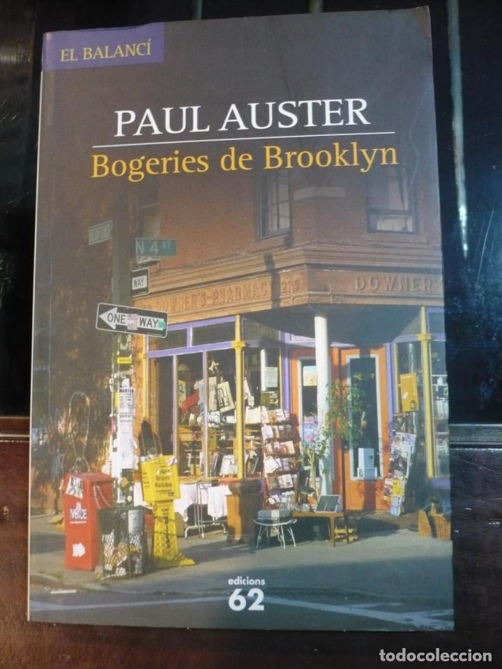 Libros de segunda mano: Paul Auster, Bogeries de Brooklyn, en catalan. - Foto 1