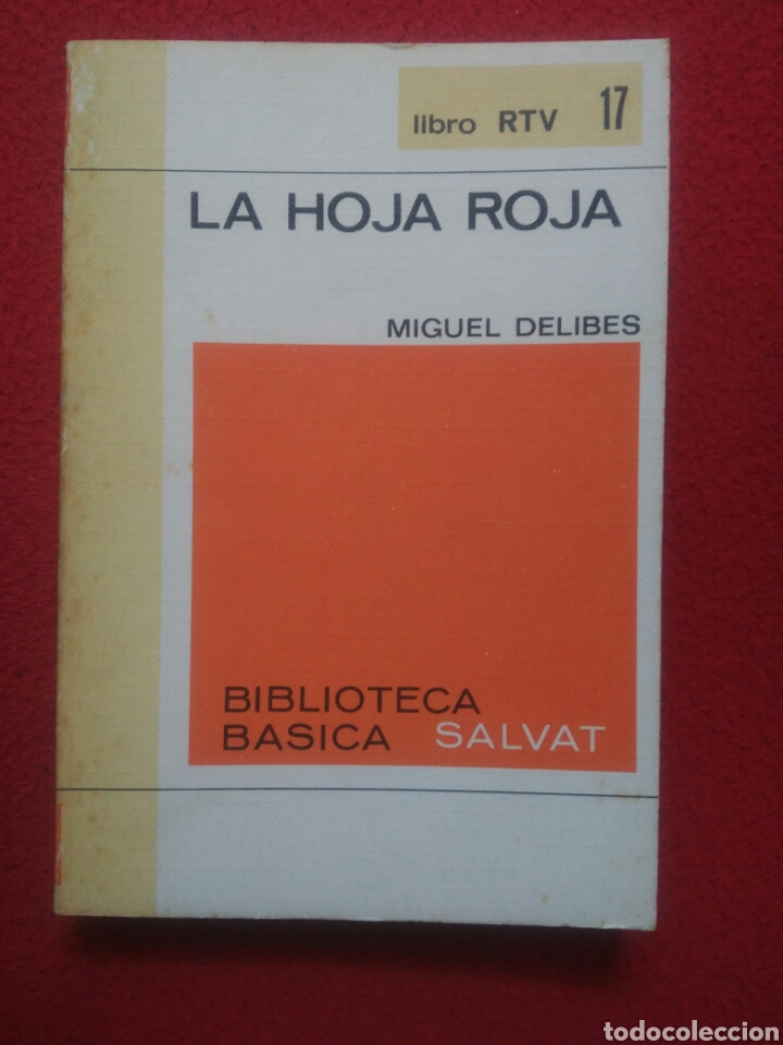 Libros de segunda mano: La hoja roja .Miguel Delibes .Salvat - Foto 1