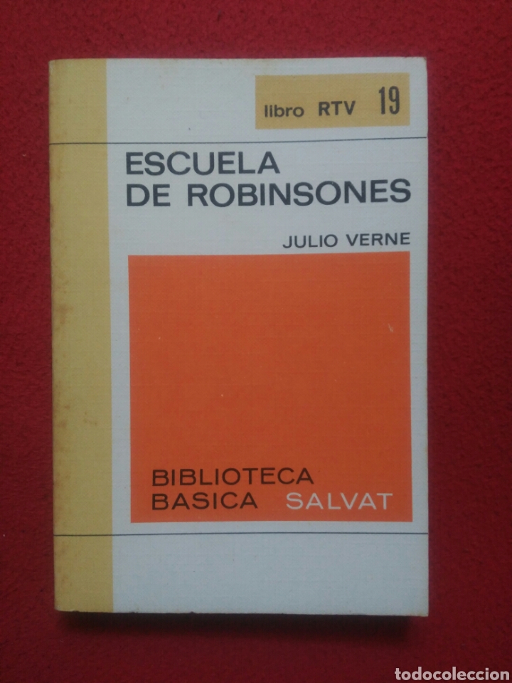 Libros de segunda mano: Escuela de robinsones. Julio Verne. Salvat - Foto 1
