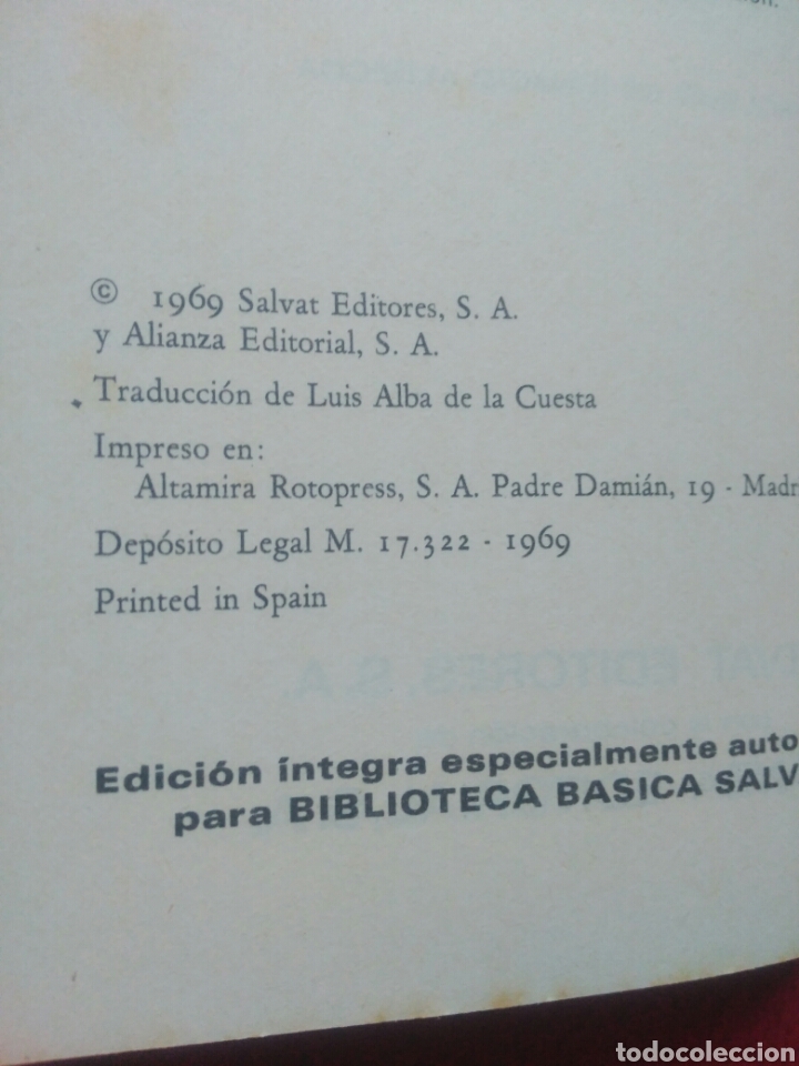 Libros de segunda mano: Escuela de robinsones. Julio Verne. Salvat - Foto 2