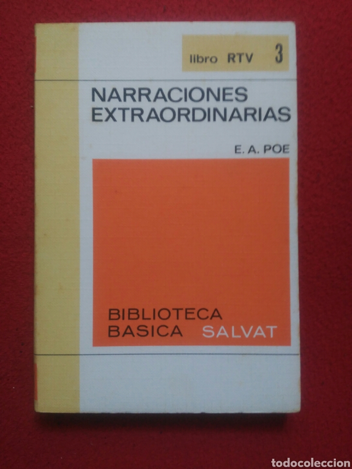 Libros de segunda mano: Narraciones extraordinarias. E.A.Poe. Salvat - Foto 1