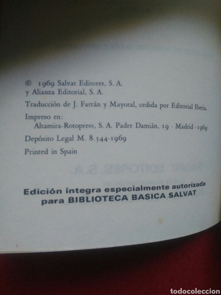 Libros de segunda mano: Narraciones extraordinarias. E.A.Poe. Salvat - Foto 2