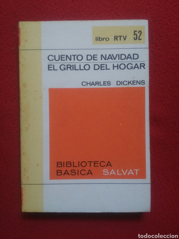 Libros de segunda mano: Cuento de Navidad ,El Grillo del hogar .Charles Dickens .Salvat - Foto 1